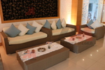 Дизайнерски дивани от ратан за заведения